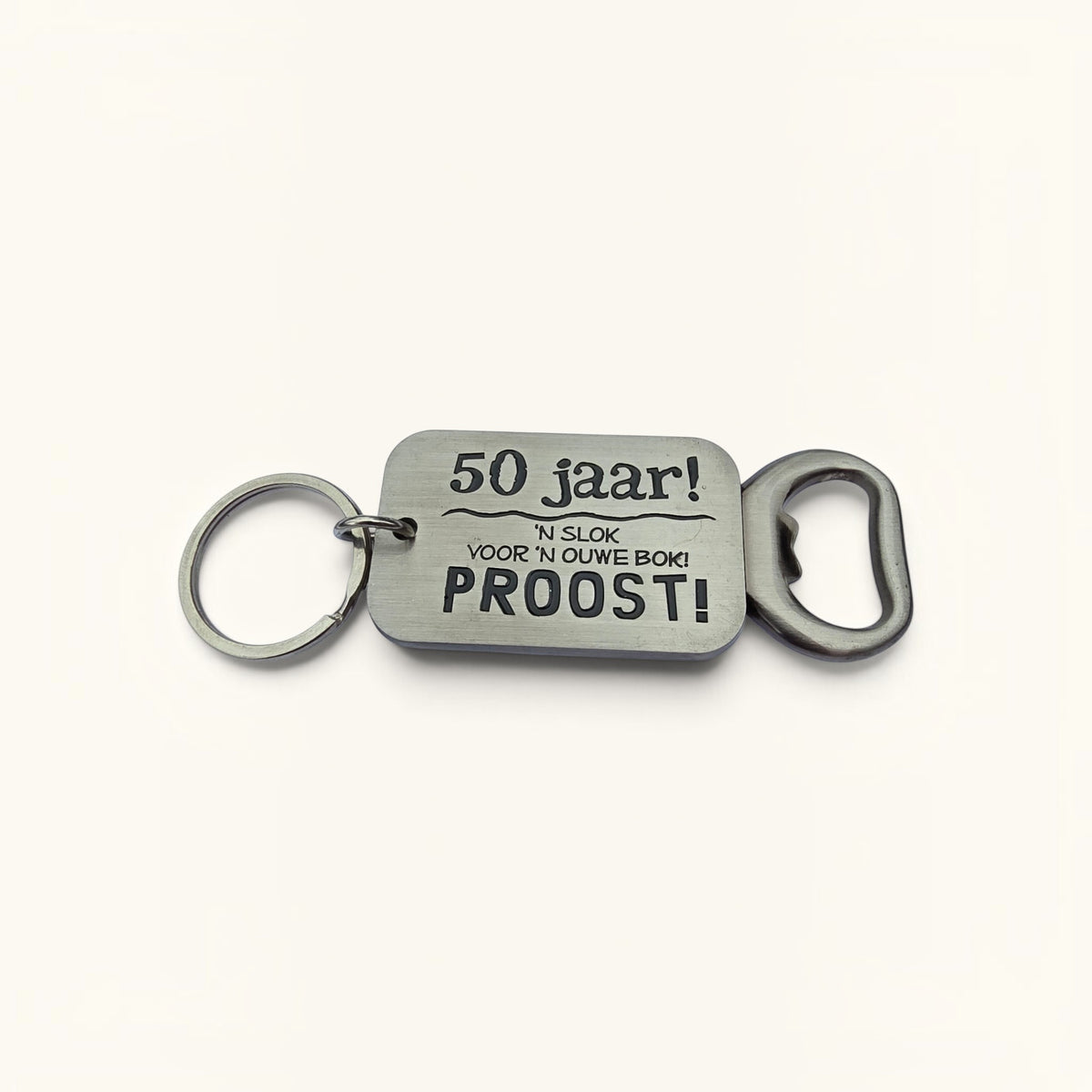 Sleutelhanger Flesopener -50 jaar!