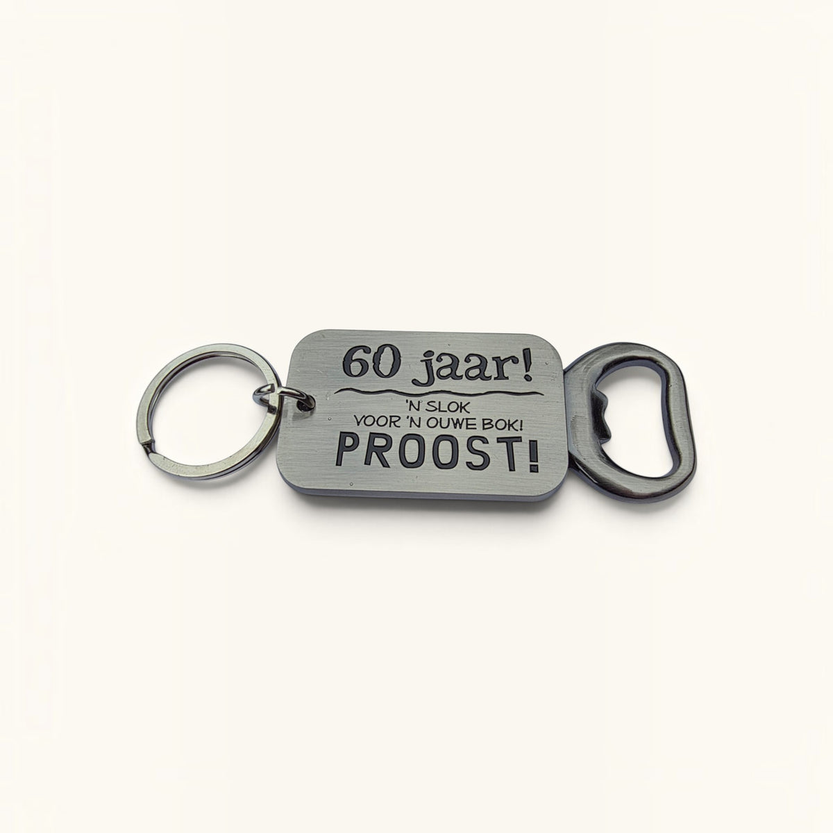 Sleutelhanger Flesopener -60 jaar!