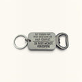 Sleutelhanger Flesopener -Het meeste van mijn geld